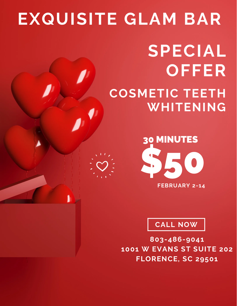 February Cosmetic Teeth Whitening