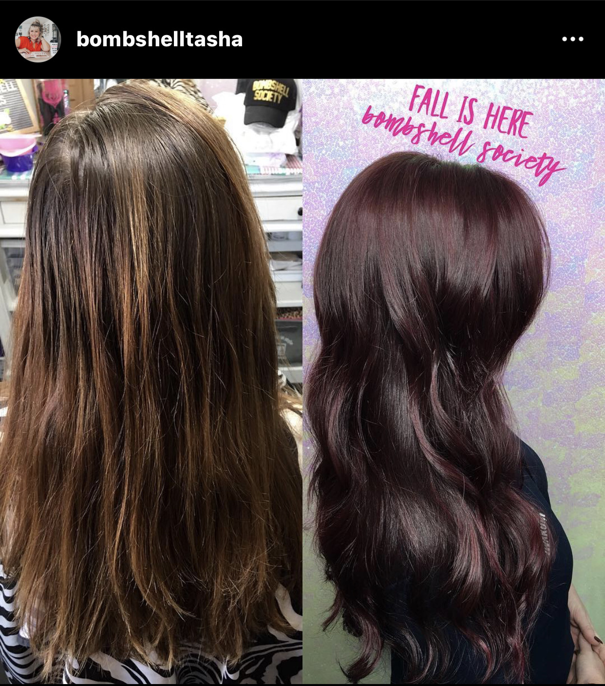 All over hair color past mid back