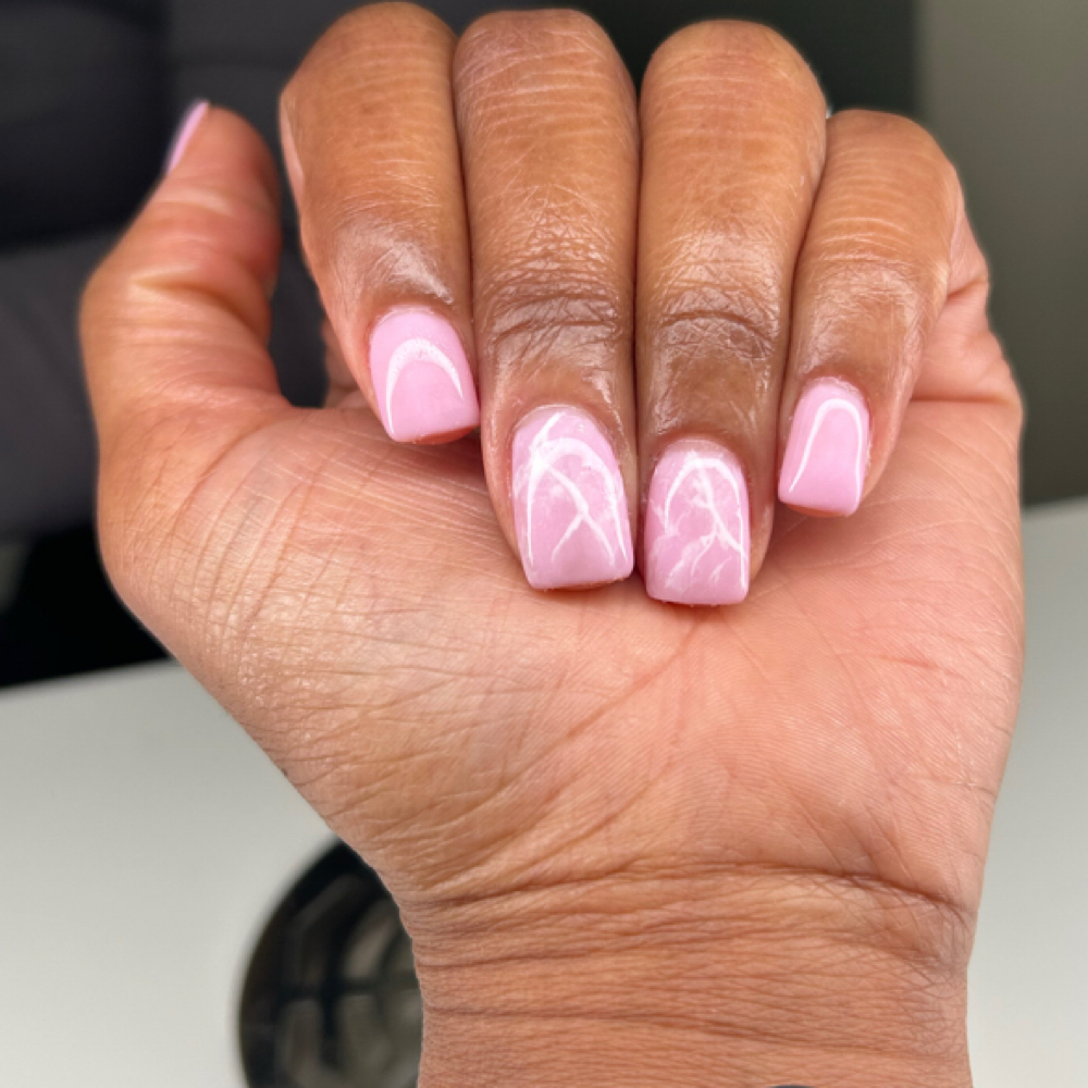 Hard gel at South End Nail Lounge in Montclair, NJ