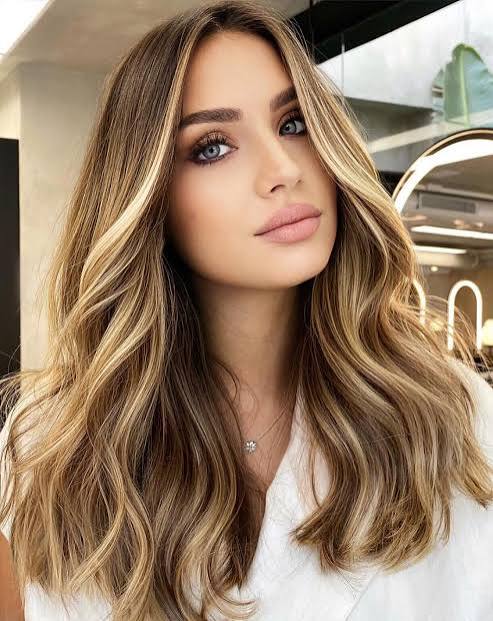 MEDIUM HAIR/ Color & highlight