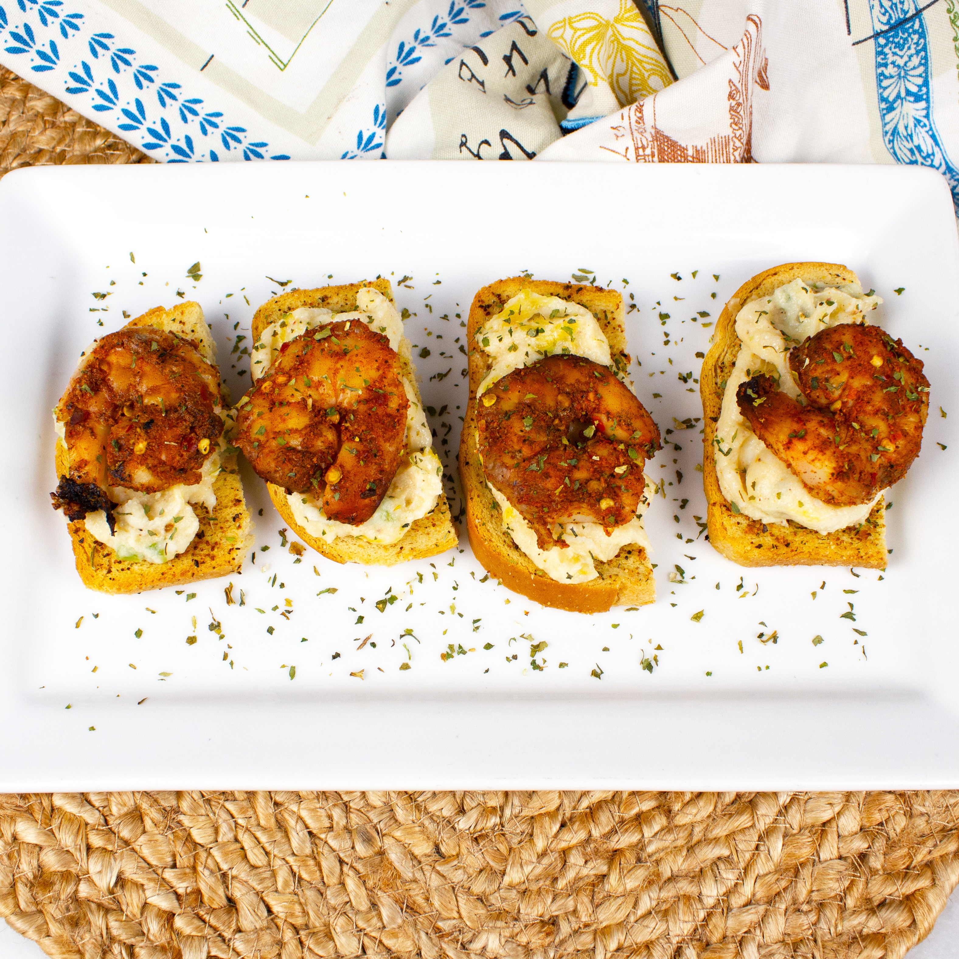 🍞Shrimp Bruschetta (Mix & Match) at Jazzy Zena' in Arlington, TX