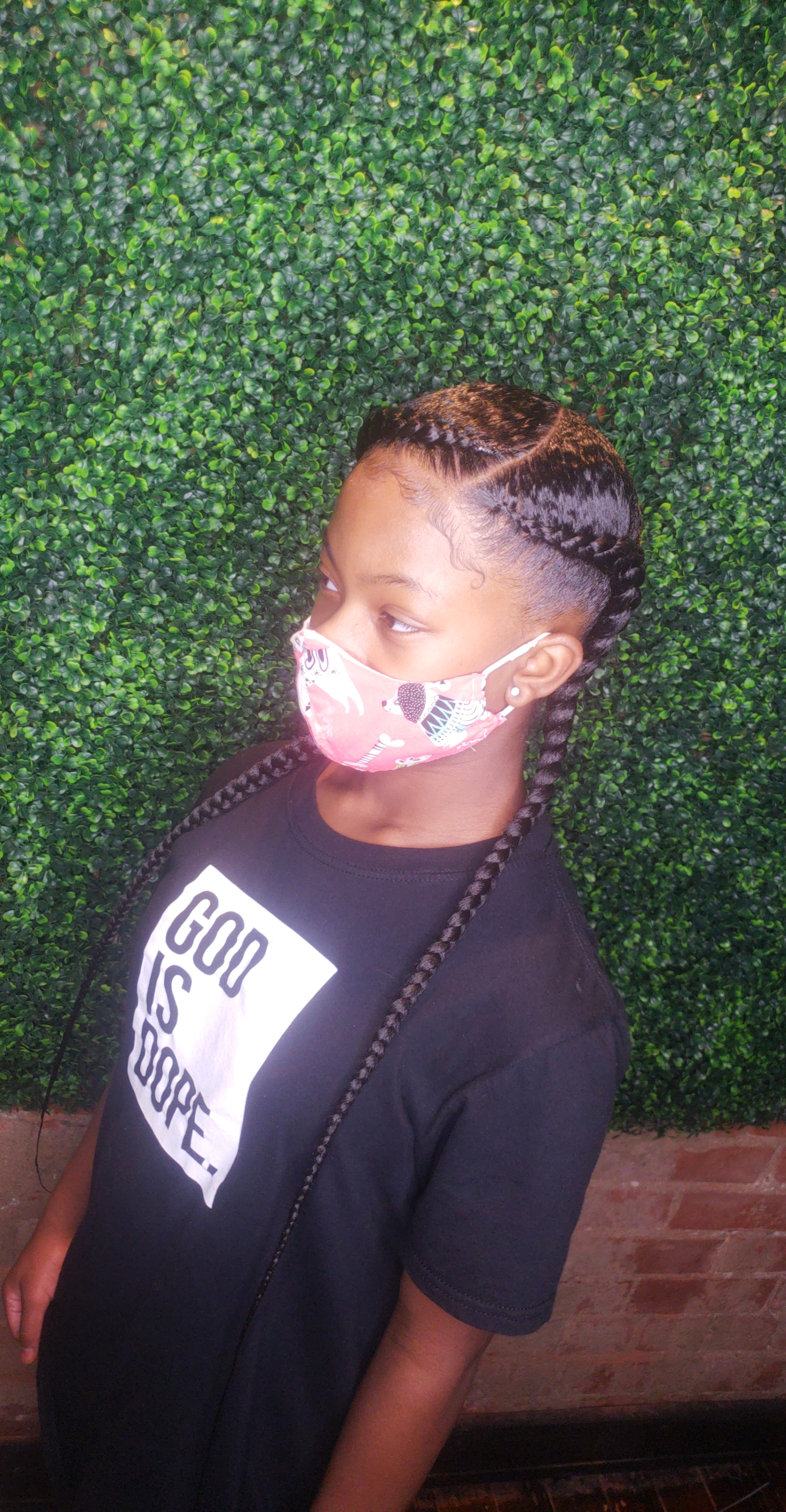 2 Feed In Braids