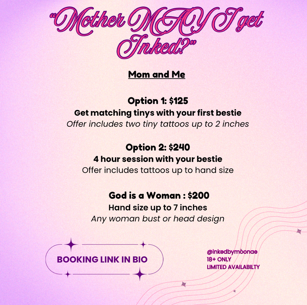 May Deals at Velvet Muse Tattoo in Charlotte, NC