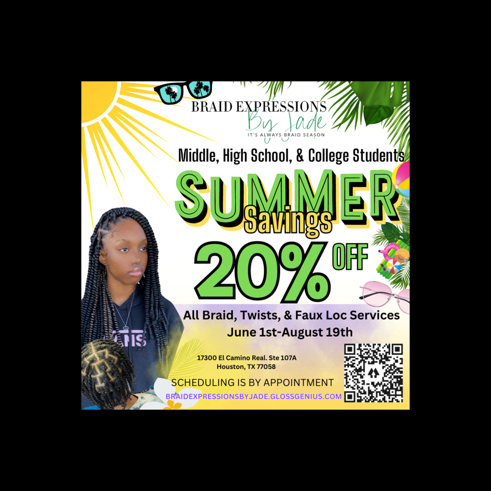 20% Off: Middle , Highschool, Col.