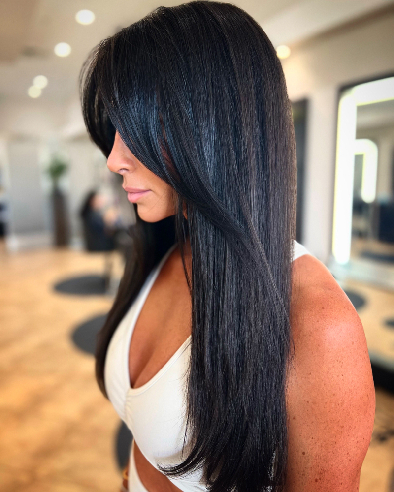 Single Process Color at Yasmin Benitez - Painted by Yas Studio in Naples, FL