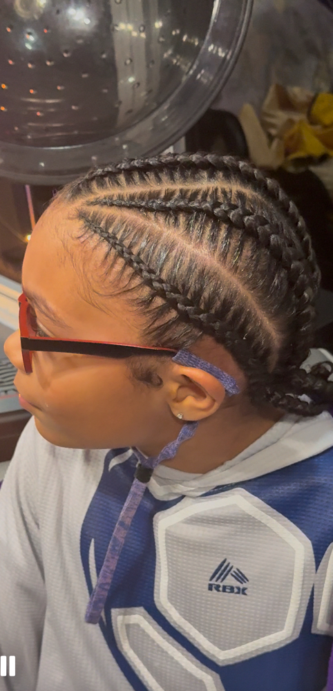 Stitch Braids FOUR CORNROWS