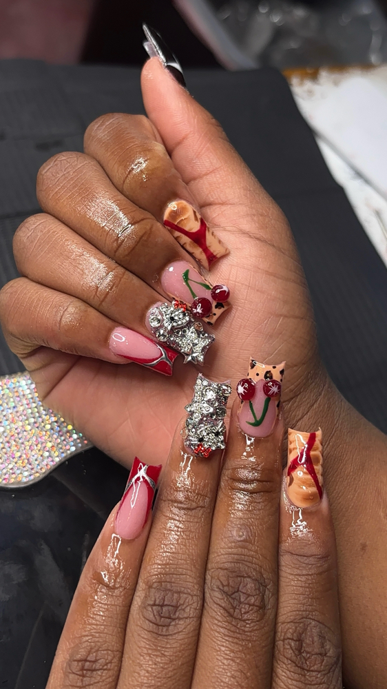 Medium Freestyle (i pick) at Nails By Avi in Cincinnati, OH