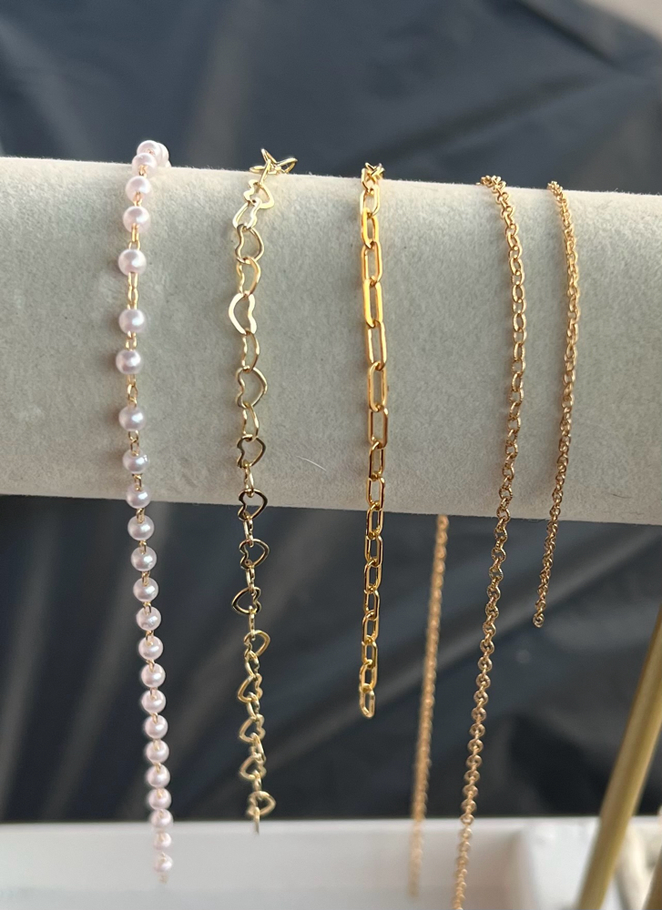 Gold Anklet at The Link Lounge in Baytown, TX