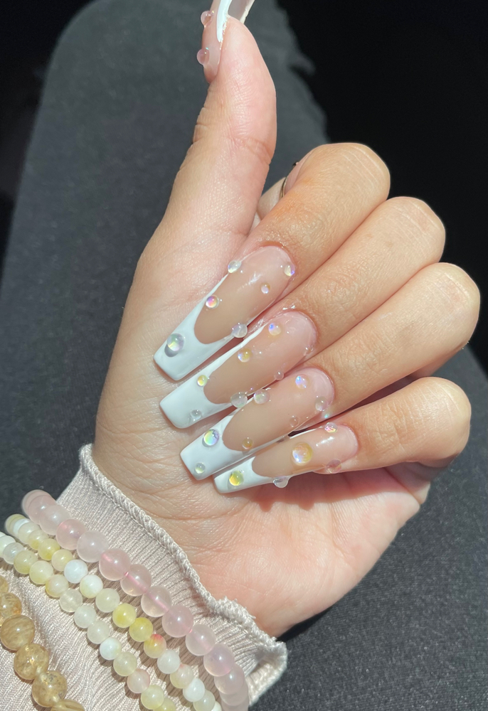 French Tip Design at Kinas Nails in Lemon Grove, CA