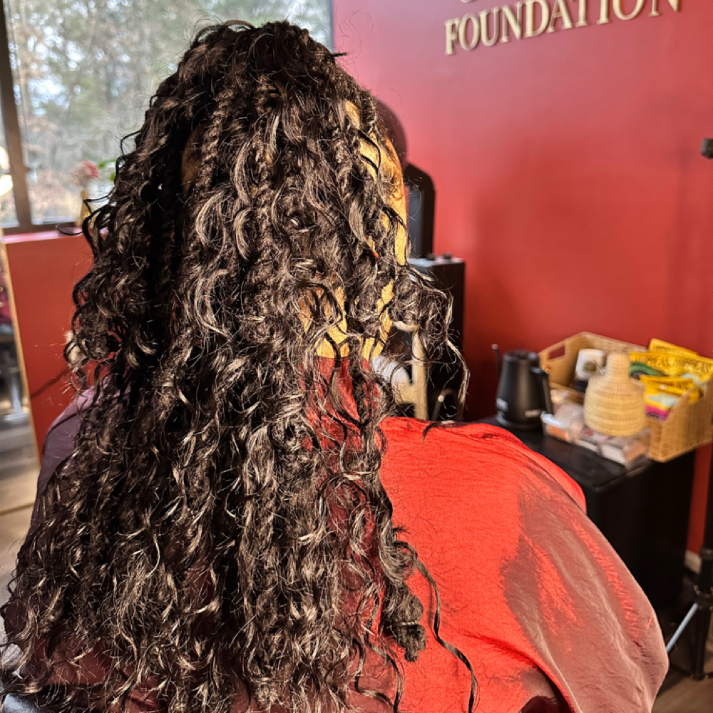 Locs - Boho 2 Strand Twists at Follicle & Foundation Natural Hair Care in Marietta, GA