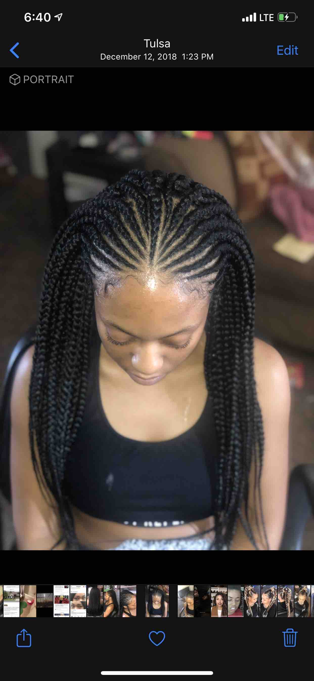 Tribal Braids With Box Braids