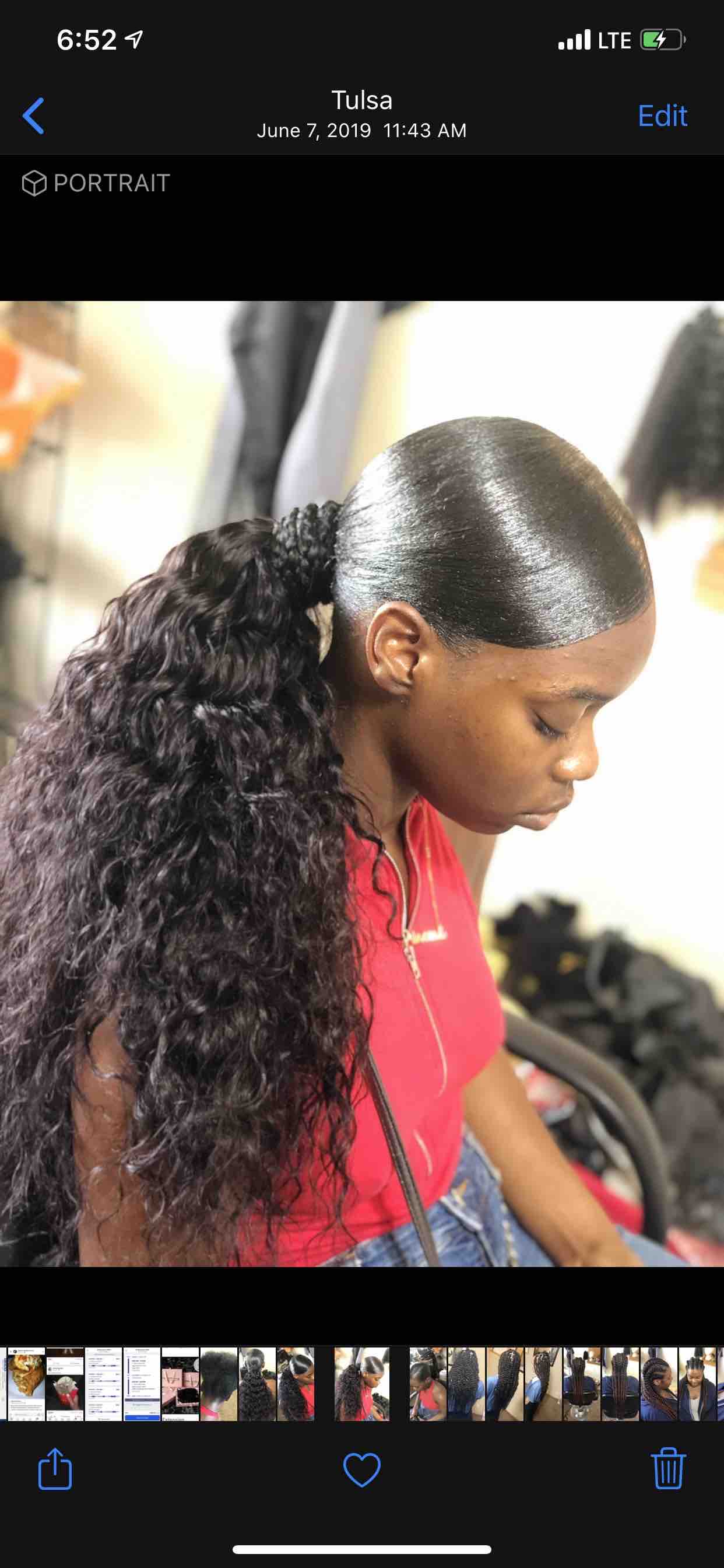 Extended Ponytail