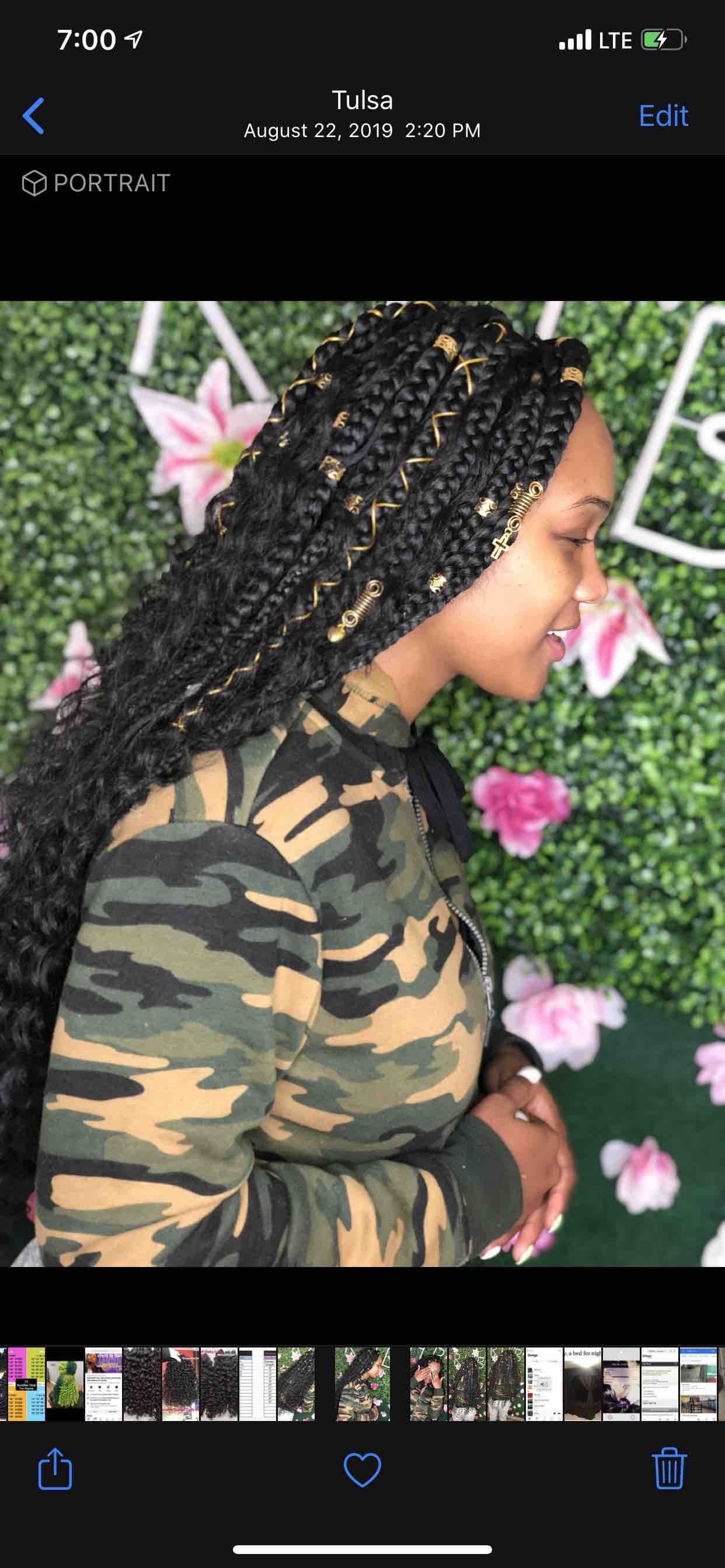 Boho Box Braids Large