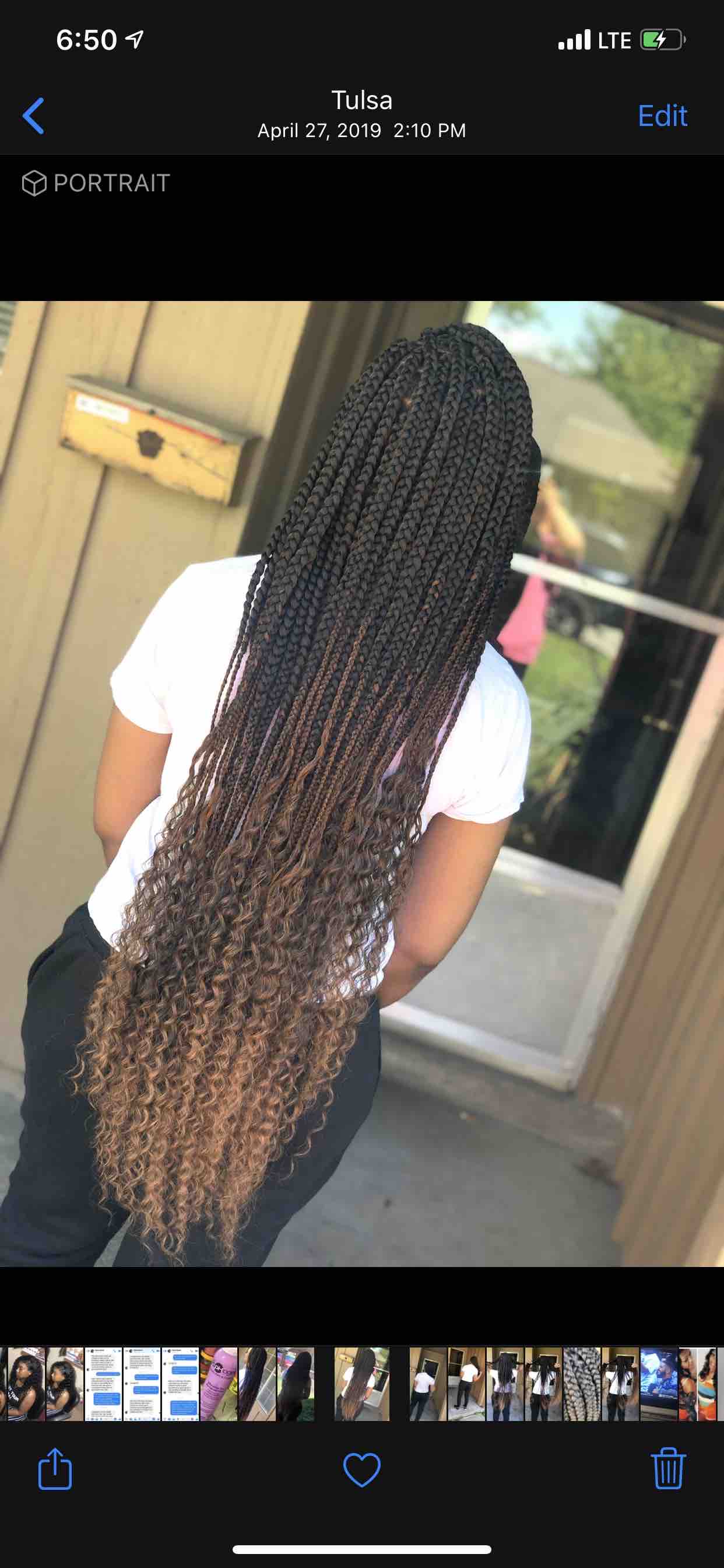 Boho Box Braids Medium