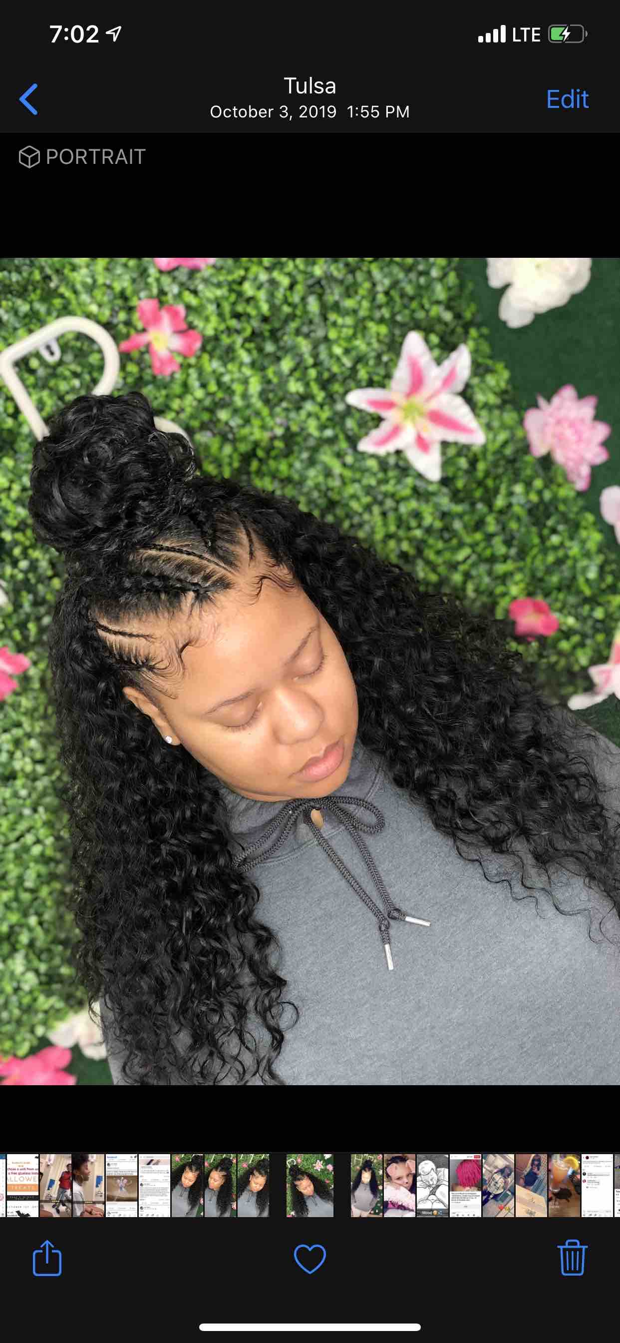 Feeder Braids With Curly Crochets