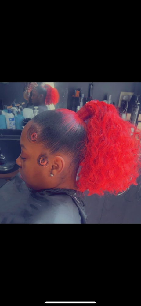 Sleek Ponytail at serve. in Fort Worth, TX