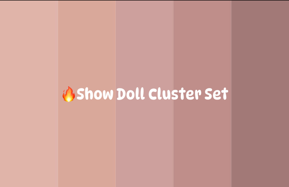 🔥Show Doll Cluster Set