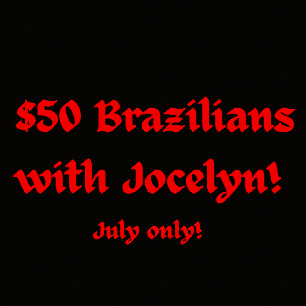 $50 Brazilians JOCELYN ONLY at Euphoria Esthetics in Silver Spring, MD