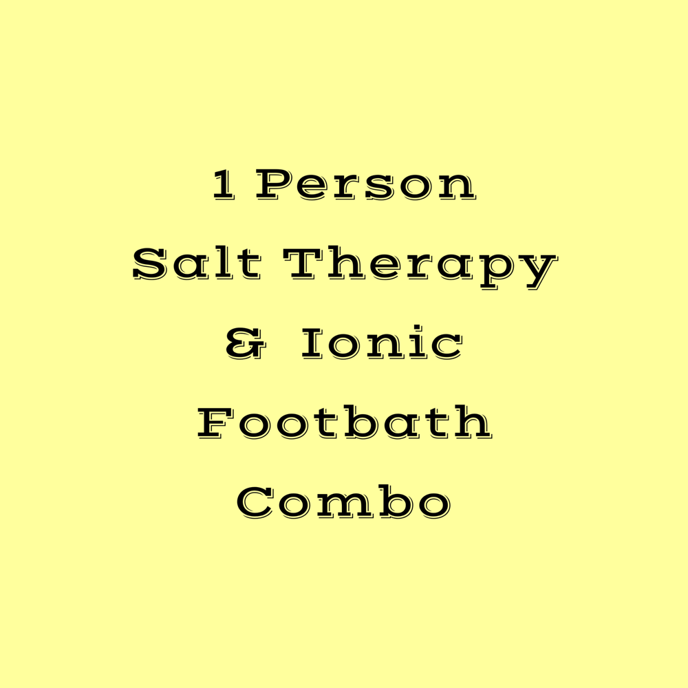 1 Person Salt & Footbath Combo