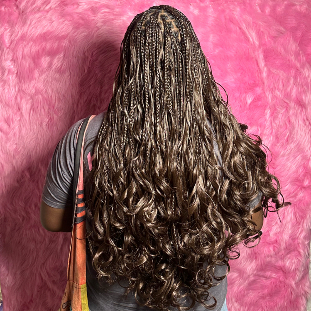 French Curls Braids at Hair by sani in Sacramento, CA