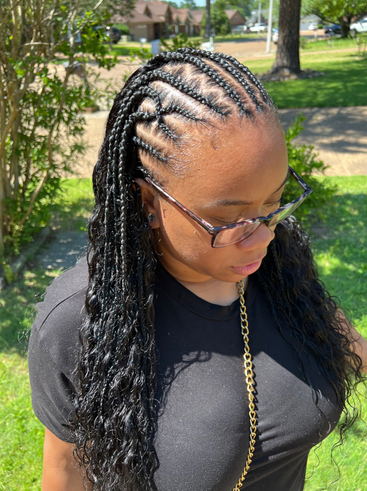Tribal Braids/w Sew In