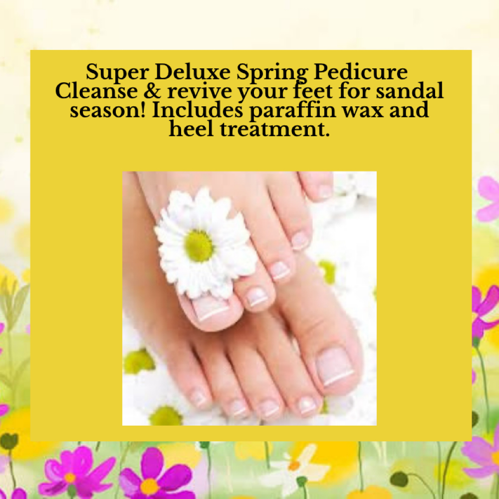 Super Deluxe Spring Pedicure at Be Flawless Esthetics & Nails in Erie, PA