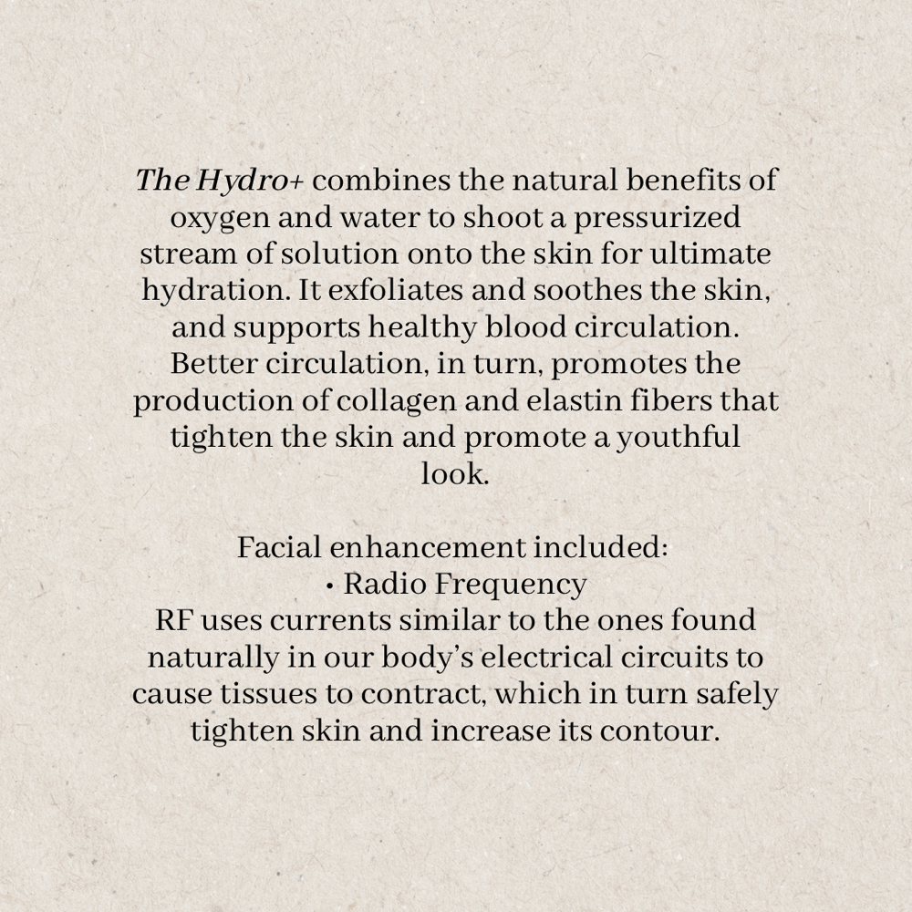 Hydro+ Facial