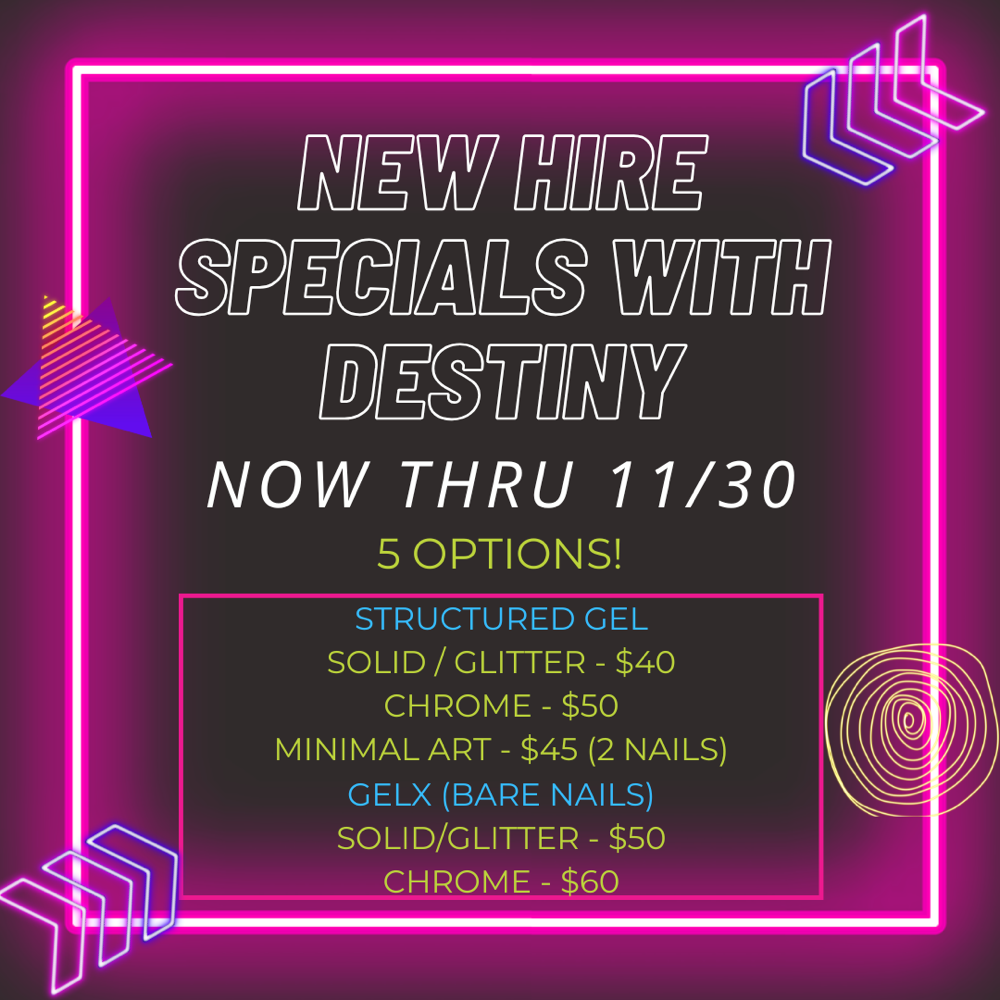 New Hire Special! 5 options!