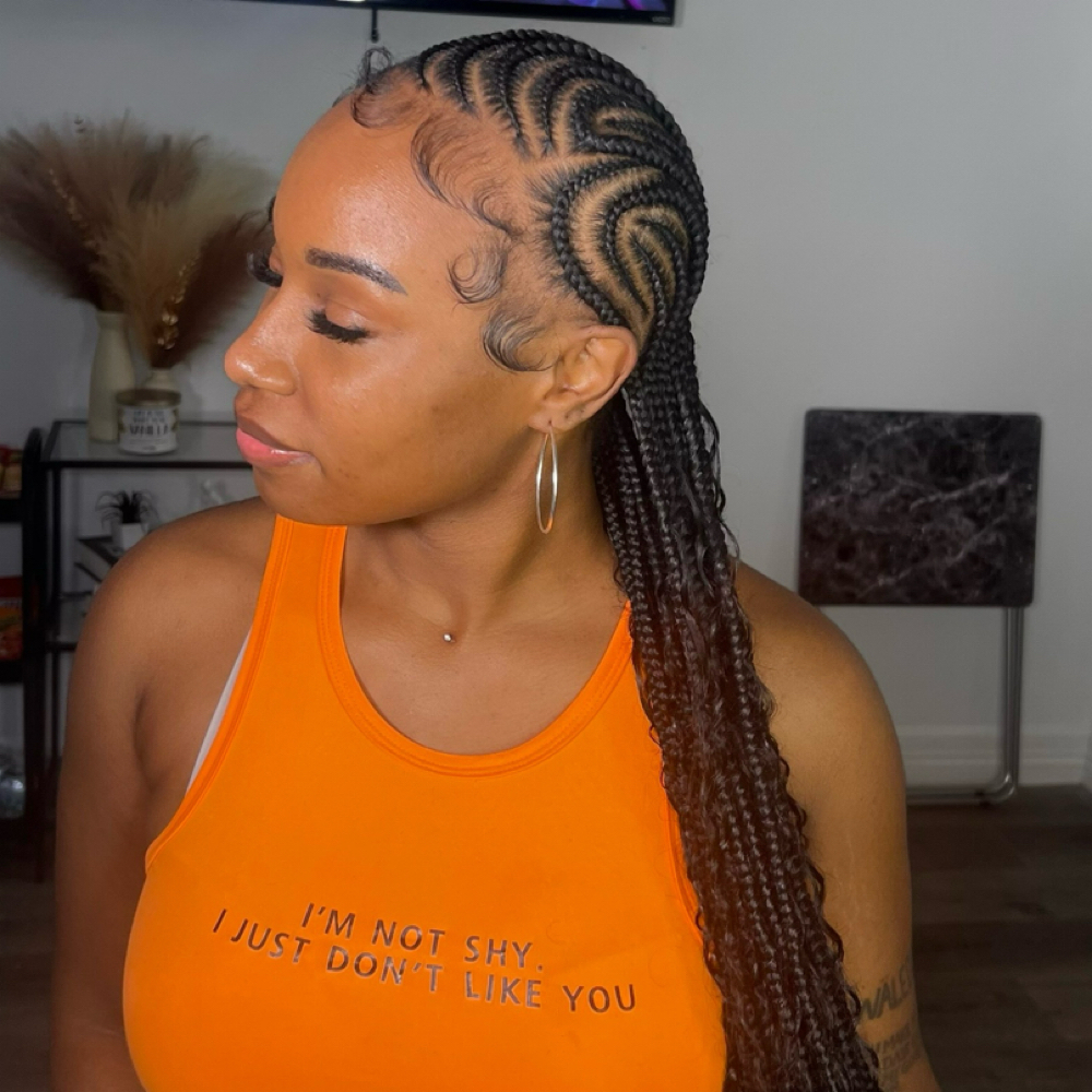 curvy braids at TheBraidSpot in Houston, TX