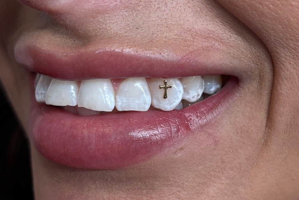 18K Gold Tooth Charms at Bright Babe Studio in Alice, TX