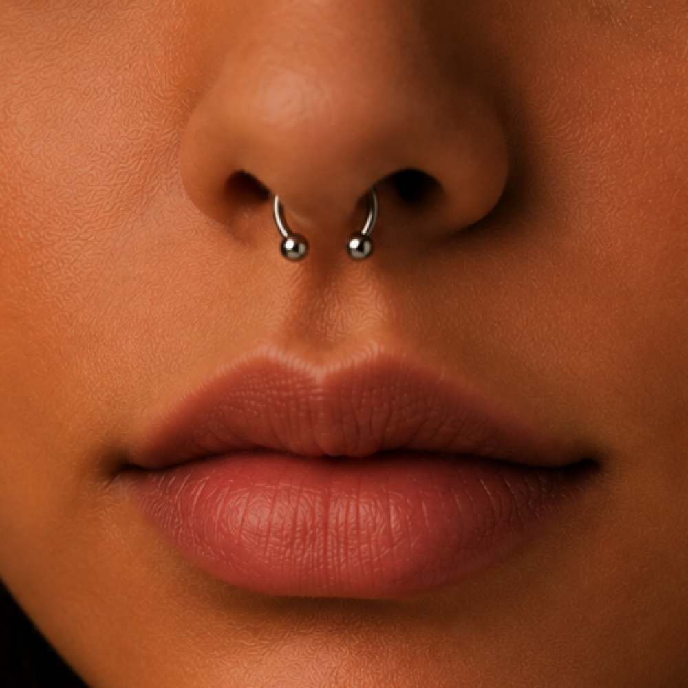 Septum at Piercing Poli’s in El Paso, TX