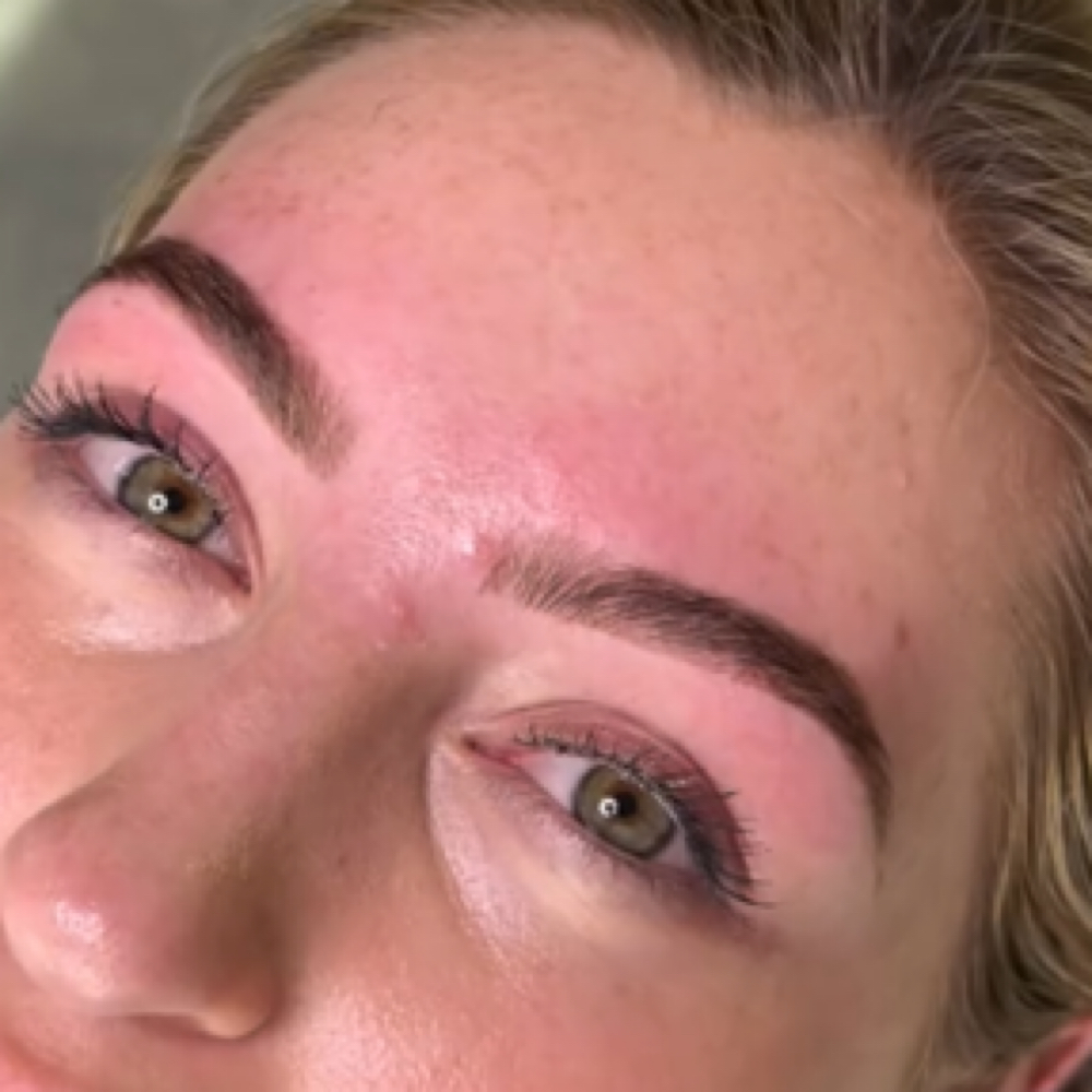 Brow clean up + stain at Face by Isaac in Austin, TX