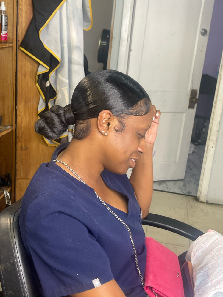 Low Knot/Top Knot Bun