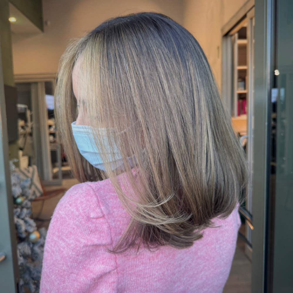 Partial Balayage/Highlight at Helena Xena in Redlands, CA