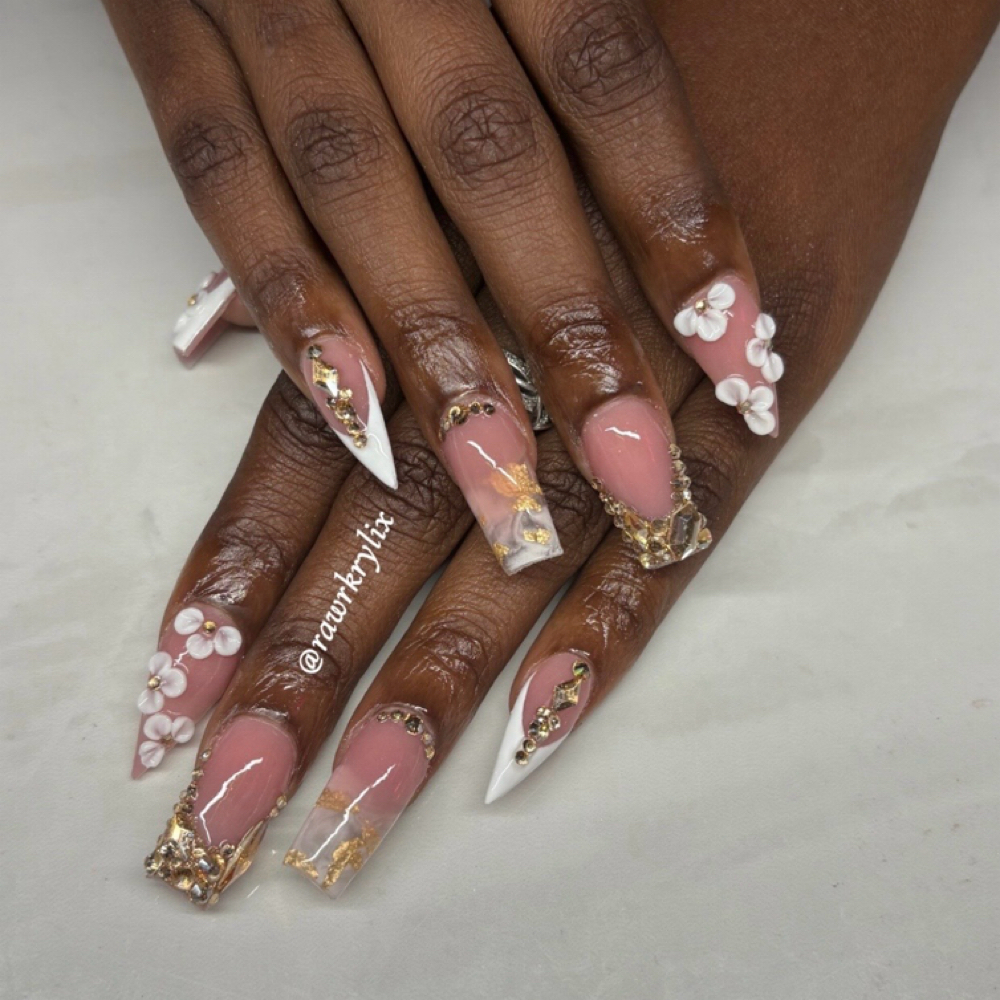 Teir 3 Nail Art at Rawrkrylix Nail Studio in Lawton, OK