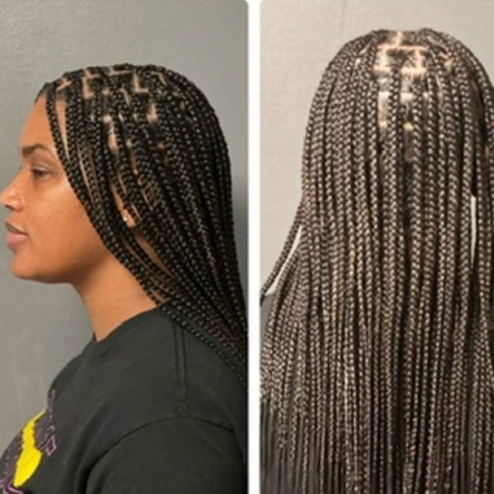 knotless medium at Birds Braiding Boutique in Newnan, GA