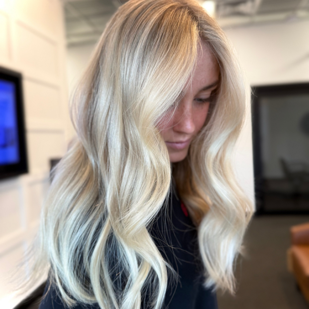 Partial Custom Foil, Toner, Blowdry at Antheahairstudio in Newtown, PA