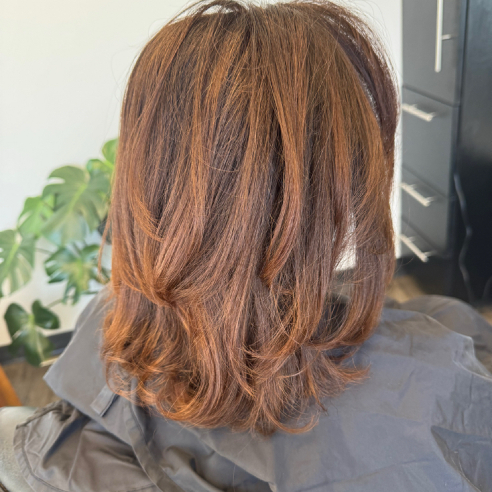 Root Refresh + Haircut at Firefly Hair Studio in Jacksonville, FL