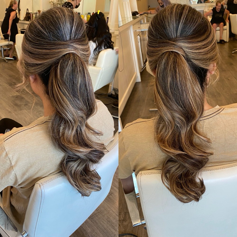 Updo With Extensions