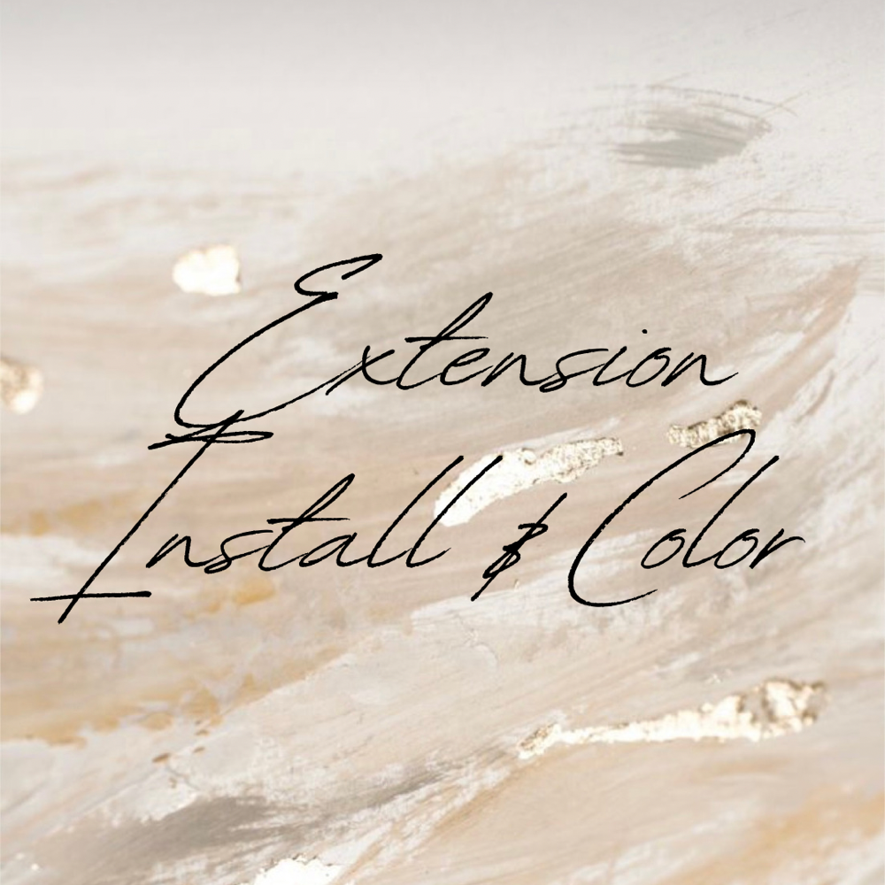 Extension Install & Color