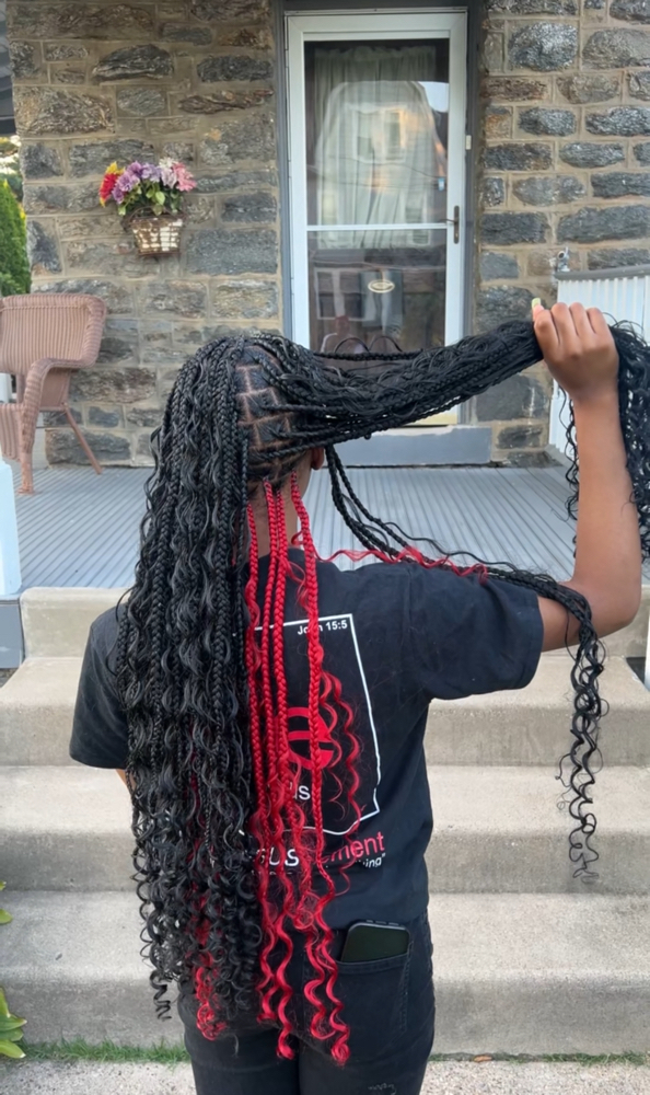Peek a boo Braids at Miya's Creations in Hyattsville, MD