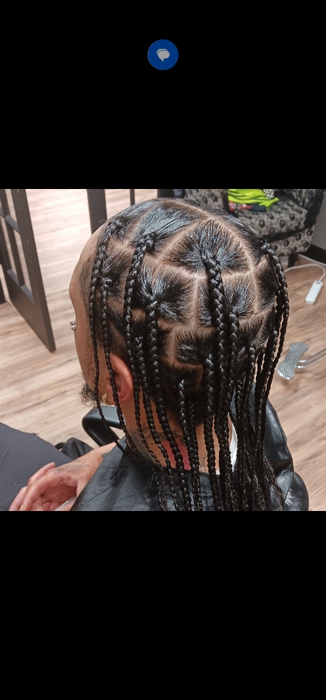 Mens Single Braids