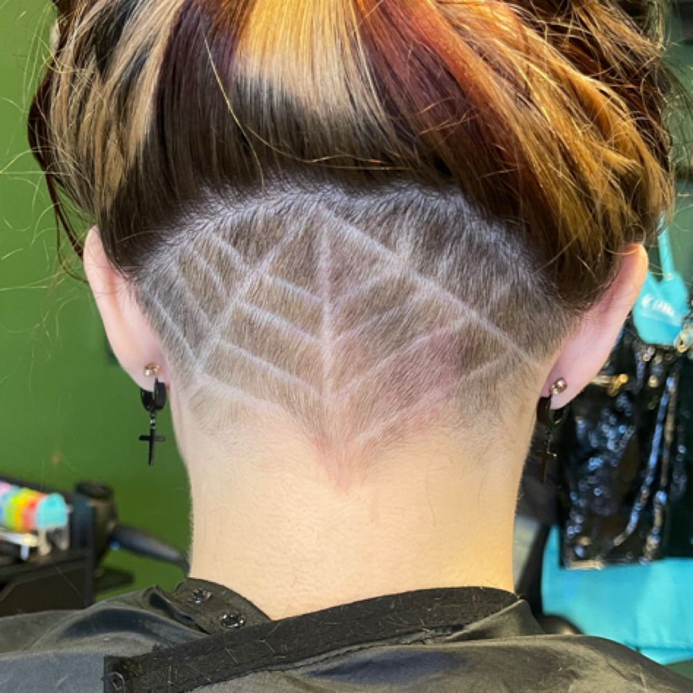 Undercut/Full Head Shave at Nevermore Hair Salon in Danielsville, GA