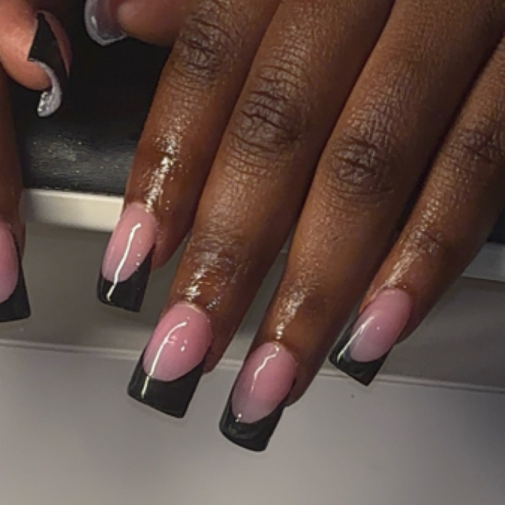French Tips 💕 at Shy Impressions in Virginia Beach, VA