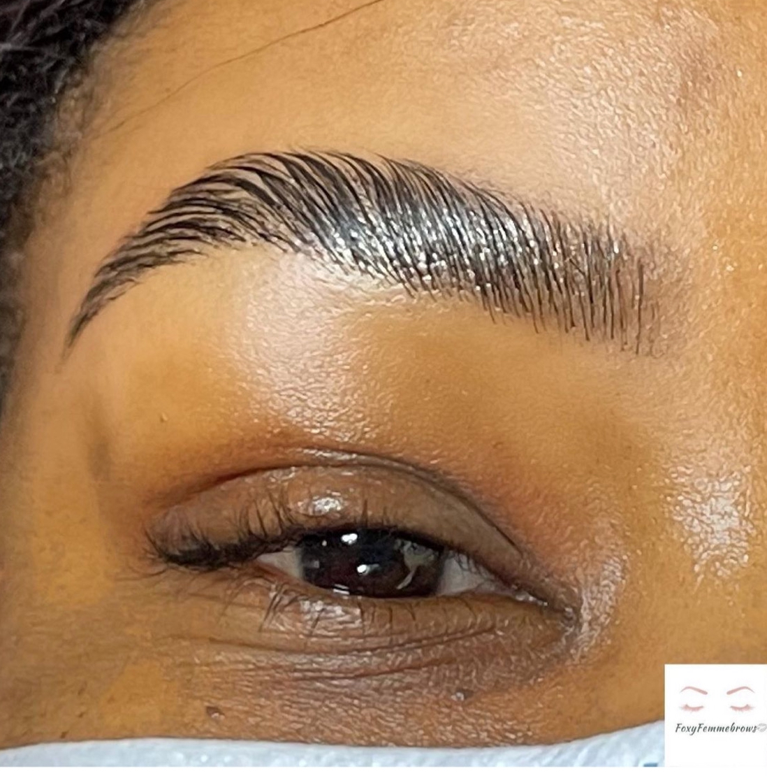 Eyebrow Tinting W/ Wax and shaping