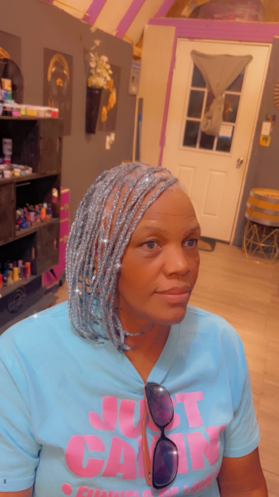 Small Box Braids (w/o Hair)