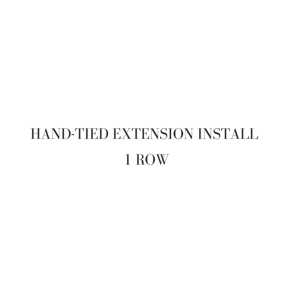 Hand-Tied Extension Install 1 Row