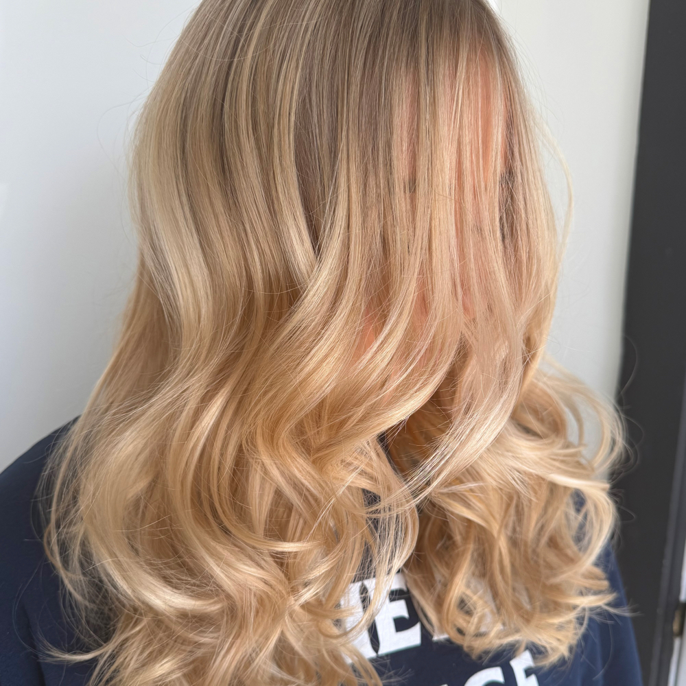 Blonding at Maddie•Made•Hair in Benwood, WV