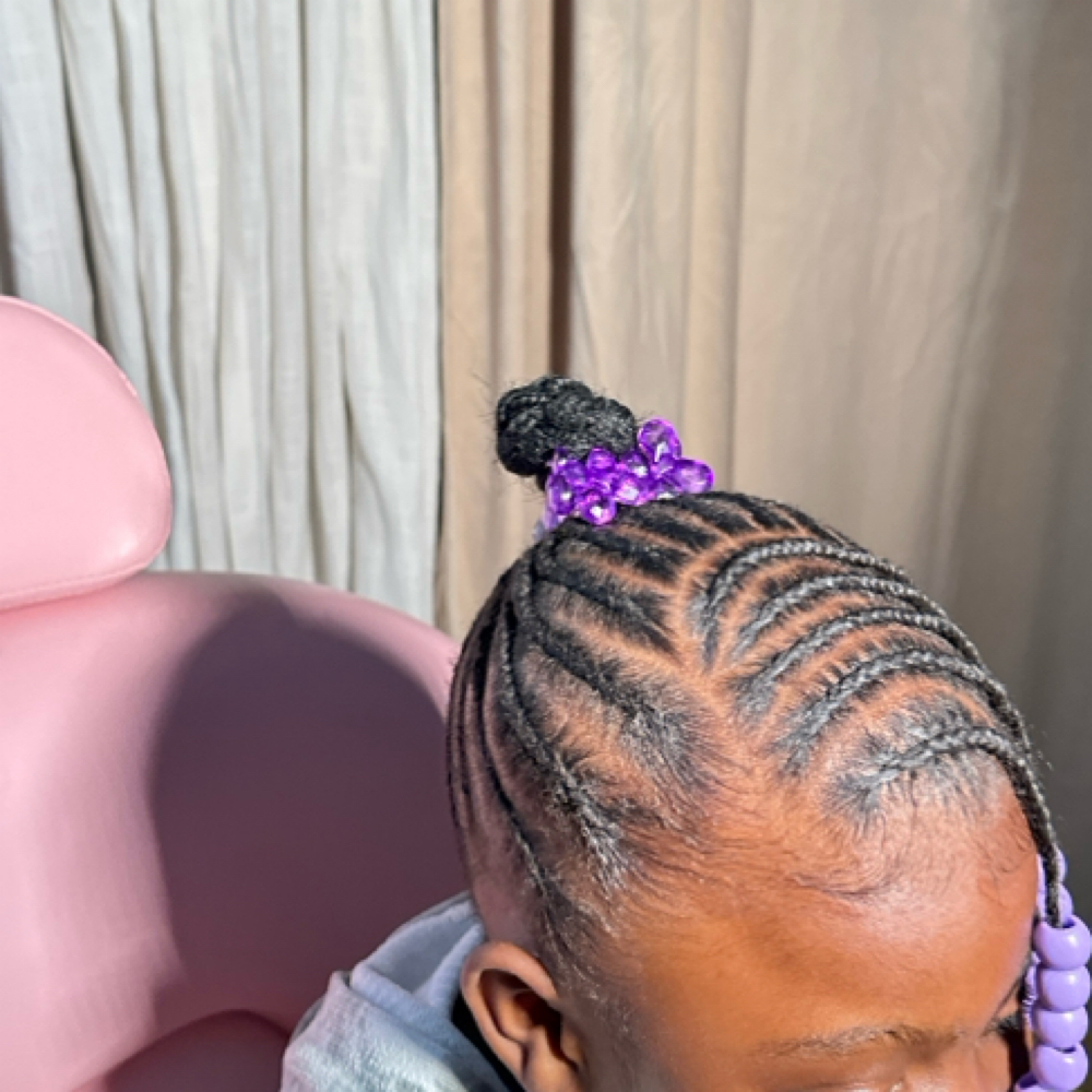 Braided Ponytail / Bun at Braids & Bows in Columbus, OH