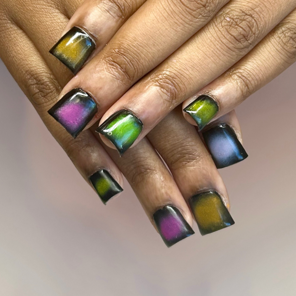 Frenchies/Aura/Ombre at Nailz by Dolliver in Portland, OR